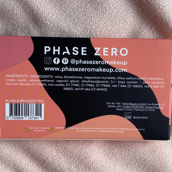 Phase Zero Make up Blusher and Bronzer Trio - Picture 6 of 6